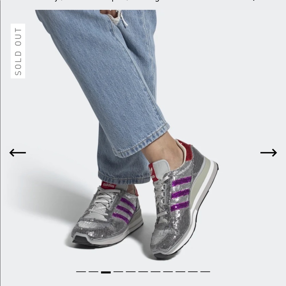Adidas Sequin Sneakers